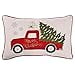 thumbnail image 3 of Pillow Perfect 628042 Rouge Camion de Noël Oreiller Lombaire - Rouge, 3 of 4