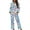 Colorful Butterfly, variant on Hibiscus Flower Button Up Pajamas for Women Size 4XL Womens Long Sleeve Pajama Sets 2 Piece Cover Ups for Women Daily Loungewear and Pants Sleepwear Outfits