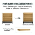 thumbnail image 3 of DaVinci Ryder Modern Pine Wood Convertible Changing Table and Cubby Bookcase, Honey, 3 of 10
