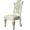 Ivory, variant on Antique Pearl Side Chairs, 2 Chairs , With Decorative Elements And Comfort Chair Duet, Nailhead Trim, Floral Back Design