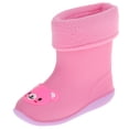 thumbnail image 3 of Botas de Lluvia para Niños con Animales de Dibujos Animados, Zapatos de Agua para Niños Y Niñas de Goma Impermeables Oso rosa por 2 años Baoblaze Botas de lluvia para niños para niños pequeños, 3 of 8