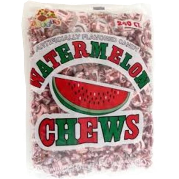 Albert's Watermelon Chews Candy - 240 Piece Bag
