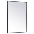 thumbnail image 7 of Home Decorative Modern Metal Frame Rectangle Mirror 27" X 36" - Blue, 7 of 7