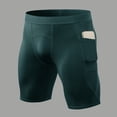 thumbnail image 2 of Guitiannn Men Compression Shorts Running Spandex Underwear with Pockets Workout Gym Athletic Sports Tight Shorts Men Casual Wear Mens Running Shorts Pockets Territory Ahead Mens Vest M Apparel Mens, 2 of 4