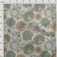thumbnail image 4 of oneOone Silk Tabby Light Gray Fabric Asian Floral Sewing Craft Projects Fabric Prints By Yard 42 Inch Wide, 4 of 4