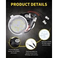 thumbnail image 3 of Luces LED para espejos laterales Asgohme para Ford F150 Explorer, 3 of 7