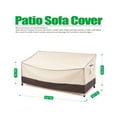 thumbnail image 2 of F&J Outdoors Waterproof Patio Sofa Cover 92"(W×42(D)×42/26"(H), 2 of 9