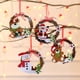 thumbnail image 3 of Guirnalda de ramita Irfora Mini guirnalda de ramitas navideñas, adorno colgante, decoración de guirnalda, Papá Noel, muñeco de nieve, oso, reno, decoración navideña, adornos para árboles de Navidad Irfora Guirnalda de ramita, 3 of 7