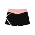 thumbnail image 4 of Hansber Kids Girls Athletic Shorts V-Waistband Gym Workout Yoga Booty Shorts Dance Gymnastics Pink 6, 4 of 5