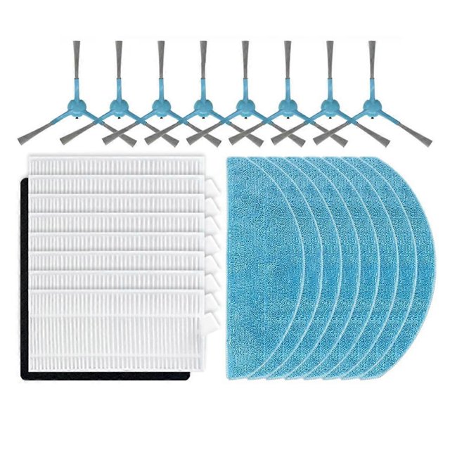 For 7490 Immortal Series / 8290 Immortal Series Replacement Parts, Main Side Brush Mop Hepa Filter Dust Bag
