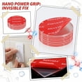 thumbnail image 2 of Nano Double-Sided Tape, Transparent Multipurpose Adhesive Gel Grip Pad, Removable Washable Sticky Mounting Tape for Holiday Decoration Packaging, 2 of 6