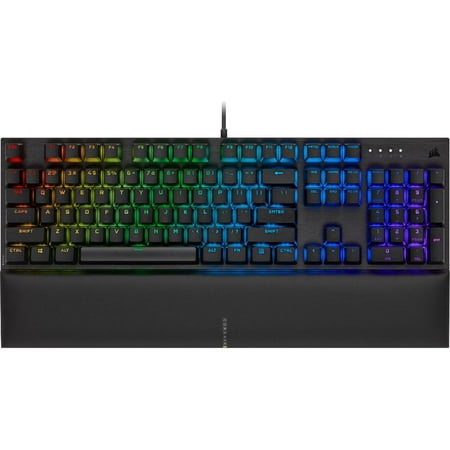 Corsair K60 RGB Pro SE Mechanical Gaming Keyboard - Cherry Mechanical Keyswitches - Durable AluminumFrame - Customizable Per-Key RGB Backlighting - PBT Double-Shot Keycaps - Detachable Palm Rest