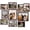 Brown, variant on Picture Frame Set 10-pack  Gallery Wall Collage With 8x10 5x7 4x6 Black Frames
