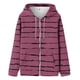 thumbnail image 1 of Sudadera con capucha de manga larga para mujer, informal, con capucha, para exteriores y chaquetas, blusa estampada a la moda, sudadera de manga larga con bolsillos, sudadera con capucha, blusa de pol, 1 of 3