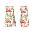 thumbnail image 7 of Lsque Autumn Harvest Truck Pattern Summer Dresses for Women – Sleeveless T-Shirt Swing Sundress, Perfect for the Beach and Casual Days, 7 of 7