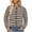 Coffee, variant on Women's Cardigan Open Front Long Sleeve Striped Sweater Top Button down Knitwear Fall Outwear