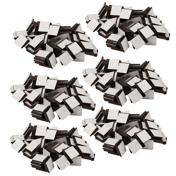 Teacher Created Resources Adhesive/Magnet Squares 3/4" Black 50 Per Pack 6 Packs (TCR20813-6)