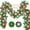 A3, variant on 50 Feet Green Red Christmas Metallic Tinsel Twist Hanging Garland with Snowflake for Home Mantle Xmas Tree Staircase Railing New Year Holiday Party Indoor Outdoor Decorations
