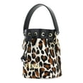 thumbnail image 3 of Fendi Mon Tresor Animal Print Sheepskin Mini Crossbody Bucket Bag, 3 of 4