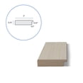 thumbnail image 6 of ArtToFrames 28" x 28" Natural Picture Frame, 28x28 inch Brown MDF Poster Frame (WOM-5315),  Pack, 6 of 8