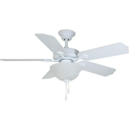 Seasons 44 Dual Mount Ceiling Fan White Bowl Light Kit Walmart Com