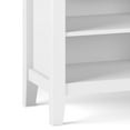 thumbnail image 4 of Simpli Home Artisan Wood 24" Transitional Bedside Nightstand Table in White, 4 of 12