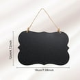 thumbnail image 4 of Welcome Sign Double-sided Geometric Replacement Teahouse Classroom Office Wedding Chalk Chalks Replacement Chalkboard Blackboard Decoration Type 2, 4 of 9