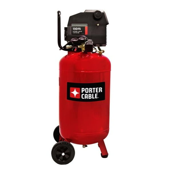 Porter Cable PXCMF220VW 20 Gallon Portable Air Compressor Red