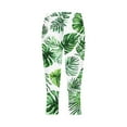 thumbnail image 4 of SELONE Plus Size Workout Leggings Capri High Waist Gym Leggings Summer Pants Curvy Slim Casual Vacation Pants Pull on Hawaiian Soft Yoga Lightweight Comfy Multicolor 2XL Breathable Beach Pants, 4 of 5