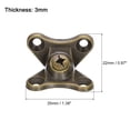 thumbnail image 2 of Unique Bargains 4Pack Removable Corner Brace, Metal Butterfly L Brackets Right Angle Support with Screws (Bronze), 2 of 6