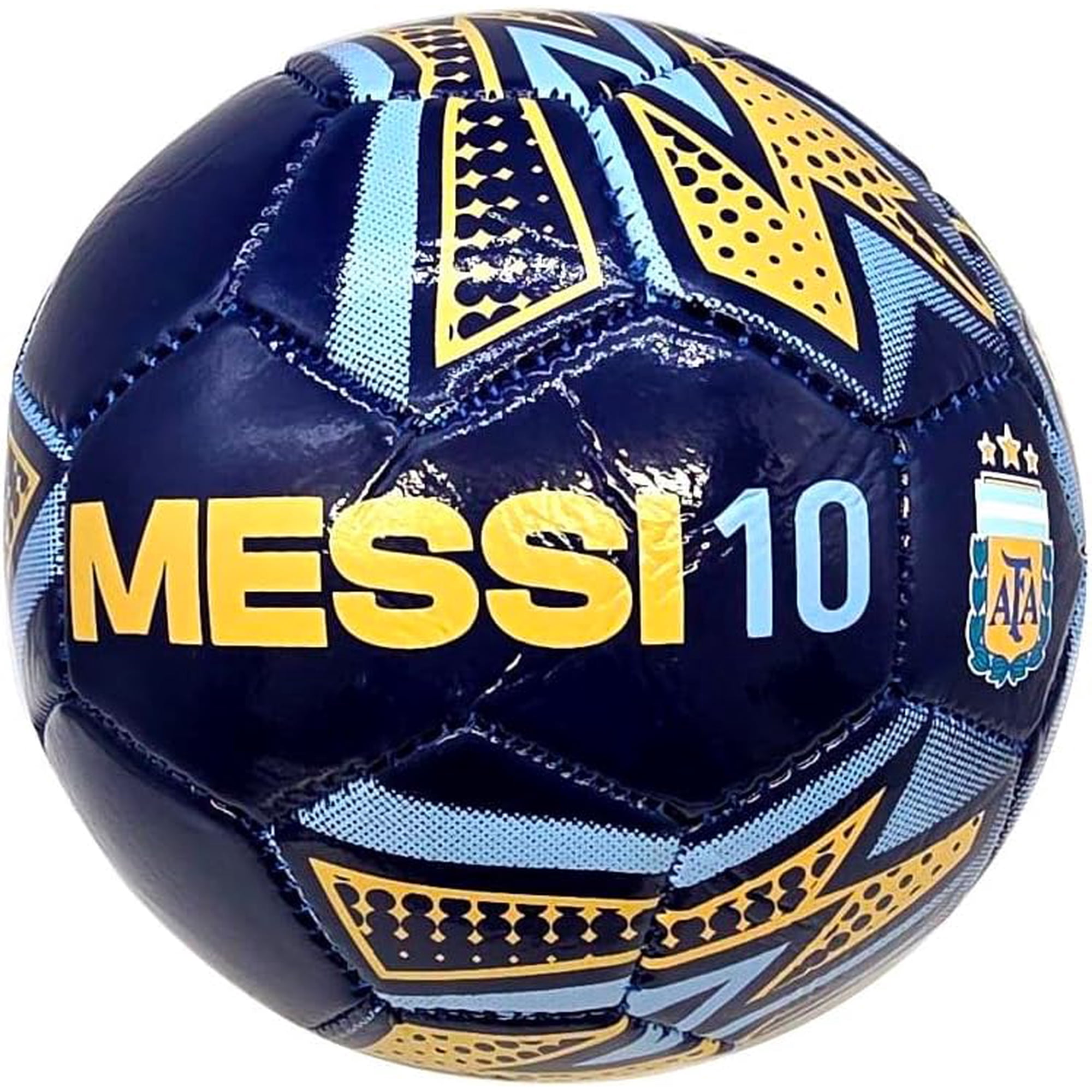Icon Sports Argentina National Football Team (AFA) Size 2 Soccer Ball Licensed Ball Number 10 - Navy