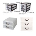 thumbnail image 4 of ziyahi Organizer Storage Drawer - plify Life With Smart Storage Solutions Multi-Layer Desktop Drawer brown two layers 1Set, 4 of 6