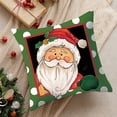thumbnail image 3 of Decoración de la Sala de Estar Temática de Navidad Decoración de la Sala de Estar de Vacaciones, Almohada de Terciopelo de Piel de Melocotón Impresa en Color Digital Suave Y Amigable con la Piel, 3 of 6