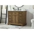 thumbnail image 2 of 42 inch single bathroom vanity in driftwood, 2 of 8