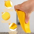 thumbnail image 3 of Tapones de puerta Frienda Jumbo de goma TPR de alta resistencia, color amarillo, 5 cm, 3 of 6