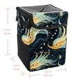 thumbnail image 5 of Sea Slug Leak-Proof Foldable Car Garbage Can with Lid and Hanging Storage Bag - Mini Trash Can for Car Trash Can, 5 of 6