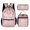 Cherry Blossom Bloom, variant on 3-in-1 Backpack Set, Includes Bookbag, Insulated Lunch Bag, and Pencil Case,City Fireworks
