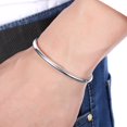 thumbnail image 2 of Women's Jewelry Bracelet, Fashion Simple Open Bangles Two Bead Cuff Jewelry for Women, 2 of 8