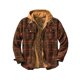 thumbnail image 1 of Chaqueta para hombre Abrigos gruesos Botones de manga larga a cuadros Nituyy GL714-NZ17489G7, 1 of 3