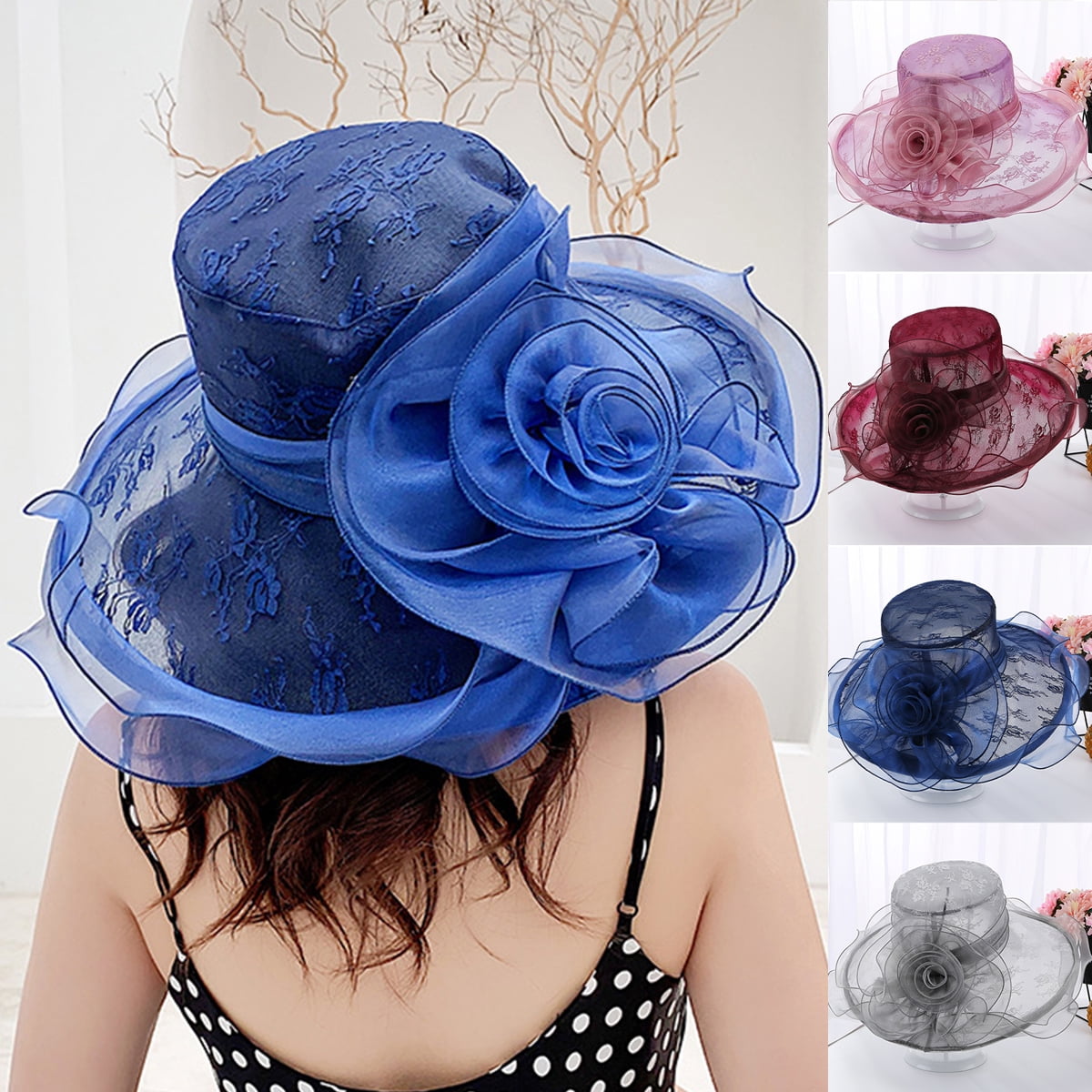 Travelwant Women's Church Derby Dress Fascinator Bridal Cap British Tea