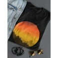 thumbnail image 3 of Orange Sunset Portrait T-Shirt Women -Image by Shutterstock, Female Medium, 3 of 4