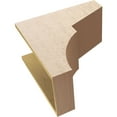 thumbnail image 6 of 11"W x 22"D x 22"H Classic Monterey Rough Cedar Woodgrain TimberThane Corbel, Primed Tan, 6 of 6