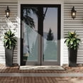thumbnail image 4 of All-Weather Black Rattan Planter Set of 2 , Two 32" Tall Outdoor Plant Pots, Removable Liners, Drainage Holes, Garden Flower Pots for Patio, Porch, Backyard, 4 of 7