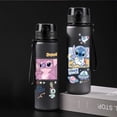thumbnail image 2 of Disney-taza de agua de dibujos animados de Lilo & Stitch para niños, vaso de plástico portátil para deportes al aire libre, Kawai, Stitch, 560ML, 2 of 4