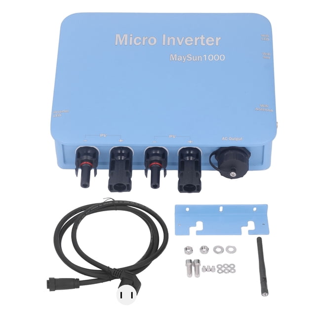 Micro Grid Connected Inverter Solar Panel DC to AC Wifi Controlled 120V 230V Automatic Identification US Plug 1000W