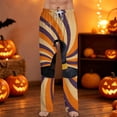 thumbnail image 2 of RUPKUL Men Halloween Costume Drawstring Halloween Pjs Men Ultra-Soft Men's Pajama Bottoms High Waist Wide Leg Pj Pants, S, 2 of 8