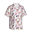 thumbnail image 2 of Daiia French Bulldog Duck Hawaiian Shirt for Men Gentle Cotton Regular Short Sleeve Casual-Medium, 2 of 9