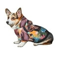 thumbnail image 7 of Haiem Painted Flower Puppy for Winter Dog Hoodie Sweatshirts with Pockets Warm Dog Clothes for Small Dogs Chihuahua-XX-Large, 7 of 7