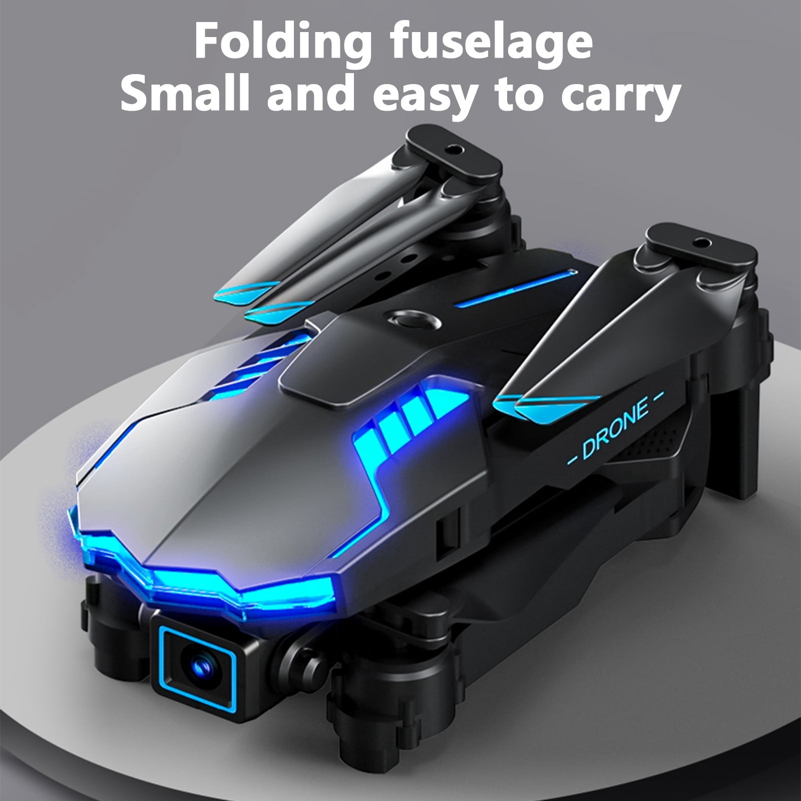 ESULOMP Drone with 1080p Dual HD Fpv Camera Optical Fl-ow Localization Remote Control Toys Gifts for Boys Girls with Altitude Hold Headless Mode Start Speed