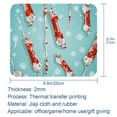 thumbnail image 5 of Christmas Crutches Square Non-Slip Rubber Bottom Printed Desk Mat Mousepad for Office and Gaming - 8.3x9.8 Inch, 5 of 6